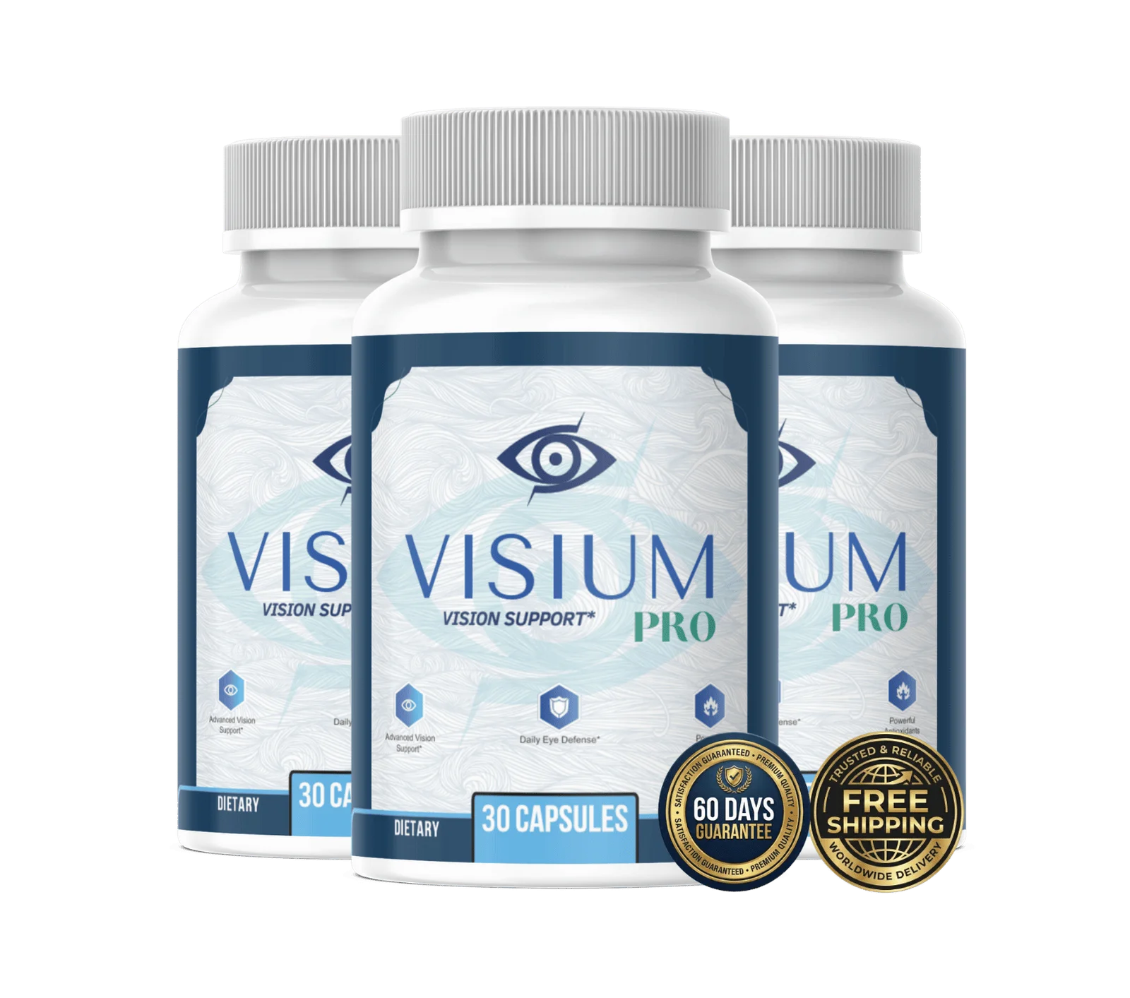 Visium Pro product bottles